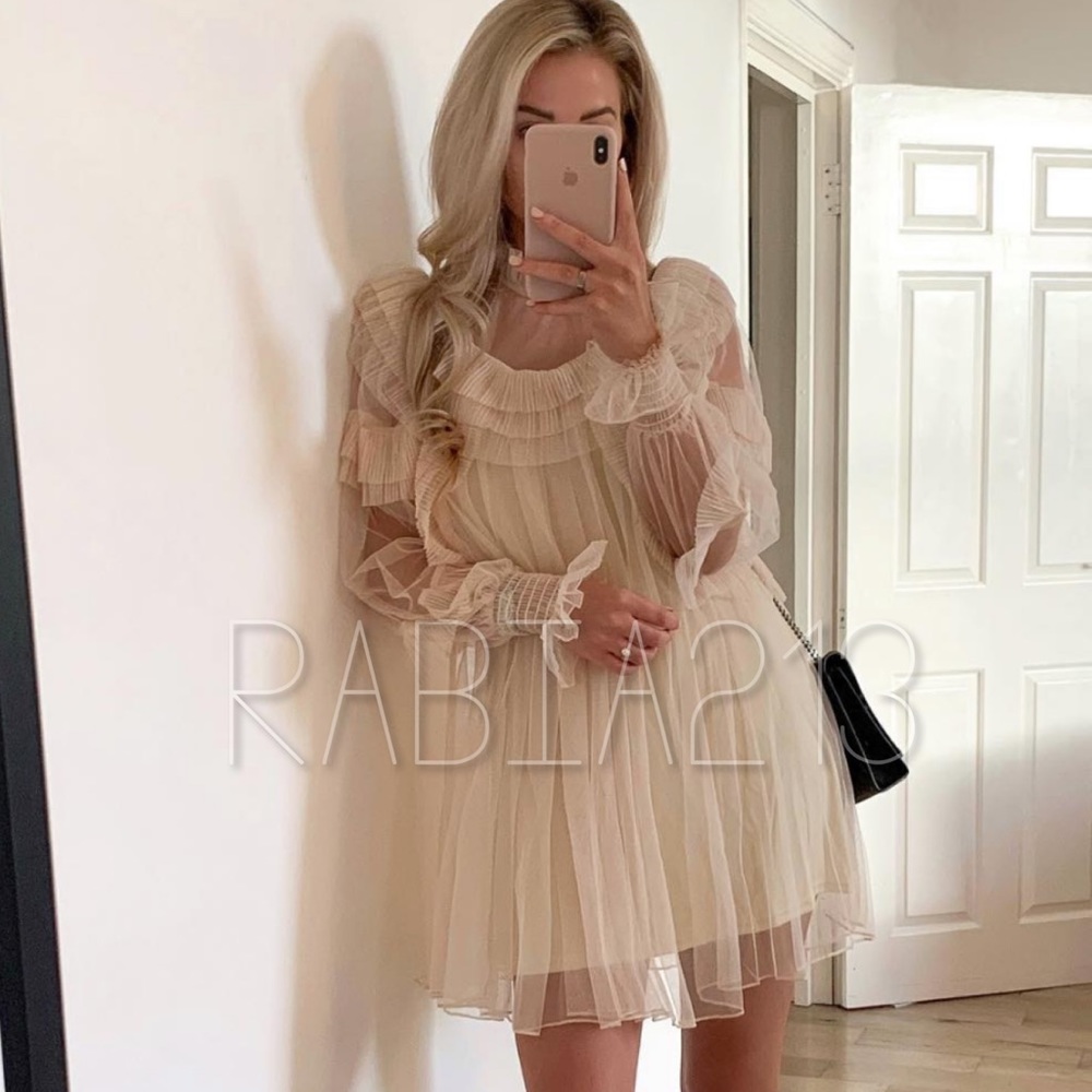 BLOGGERS FAV🔥ZARA TULLE KNIT DRESS